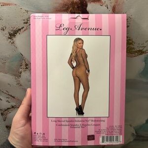 Leg Avenue Black Fishnet Bodystocking